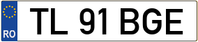 Truck License Plate